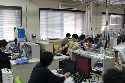 Main room of Intelligent Robot Laboratory